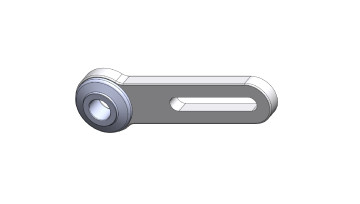 RCD- 156201-0060 TOP BRACE SHORT  7.5" Overall 3/4" Shaft IDLER PULLEY SUPPORT